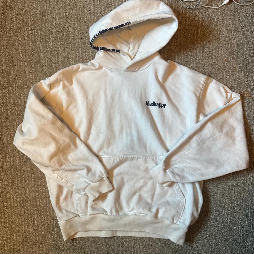 Madhappy Classic White Hoodie